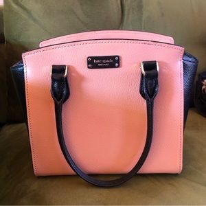 Pink & Black Kate Spade Handbag